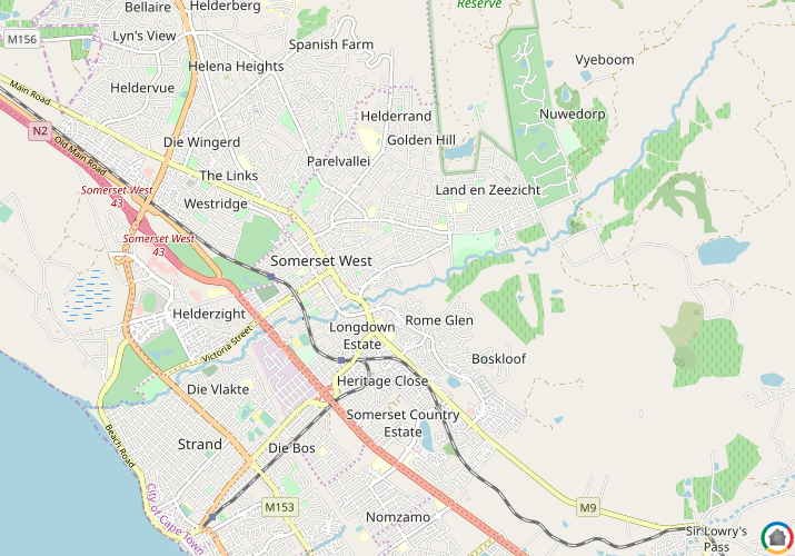 Map location of Kalamunda